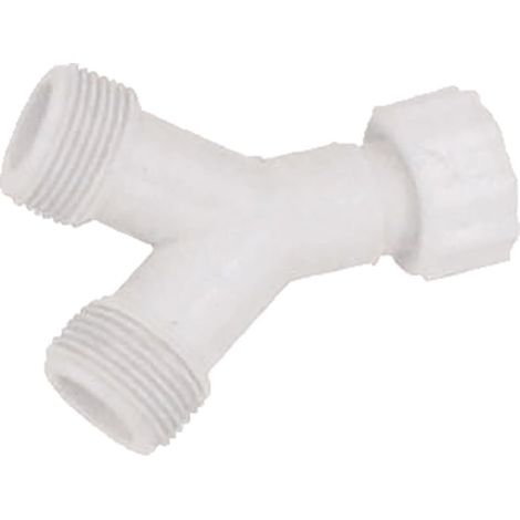 RACCORDO AD 'Y' PER TUBO LAVATRICE/LAVASTOVIGLIE F 3/4' x M 3/4' x M 3/4'