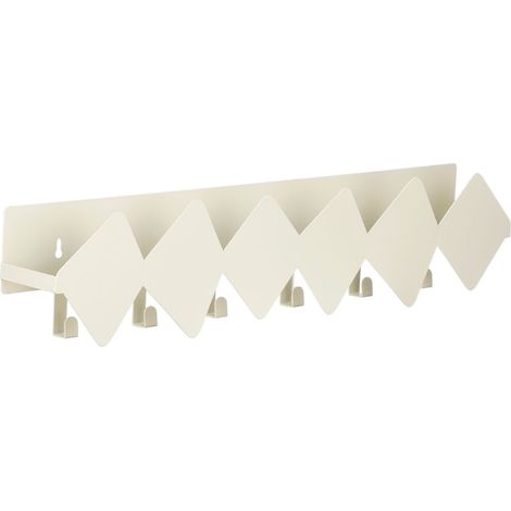 Mica Decorations Porte-manteau Blanc H13xl8xL58cm (1/5)