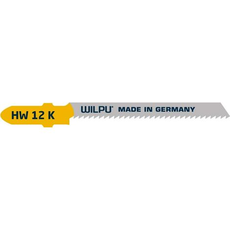 Lames de scie sauteuse Bosch T119BO - Adaptées au Bois - HW 12 K (jeu de 5) (1/2)