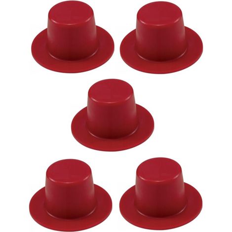 5x bouchon anti poussière hydraulique rouge 16mm - 17,5mm embout capuchon protection raccord à sertir tube (1/2)