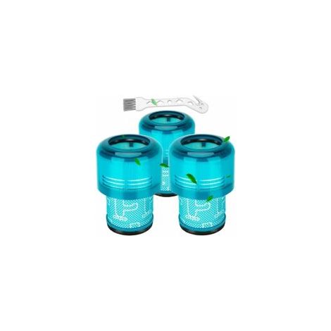 Filter für Dyson V15, 3er-Pack Ersatzfilter für den kabellosen Staubsauger V15, Einheit für Dyson V15 Cyclone Animal Absolute, V15 Torque Drive Staubsauger - Crezuo