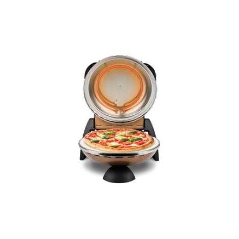 G3 Ferrari Delizia Pizzamacher/Ofen 1 Pizza/Pizzen 1200 W Schwarz, Bronze