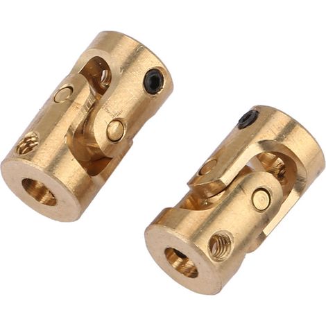 Stück Wellenkupplung Motorverbinder DIY Lenkung Messing Universalgelenk 33mm (1/5)