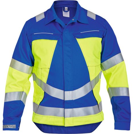 ROFA Multinorm-Jacke VIS-LINE, kornblau / gelb, Konfektionsgröße DE: 50