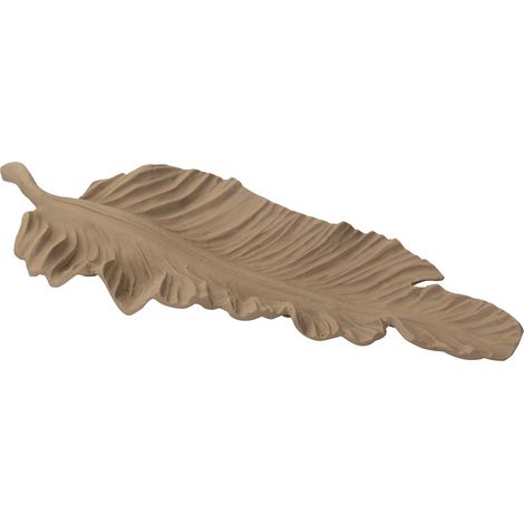 Centre de table en aluminium beige 72 x 31 x 7 cm (1/5)