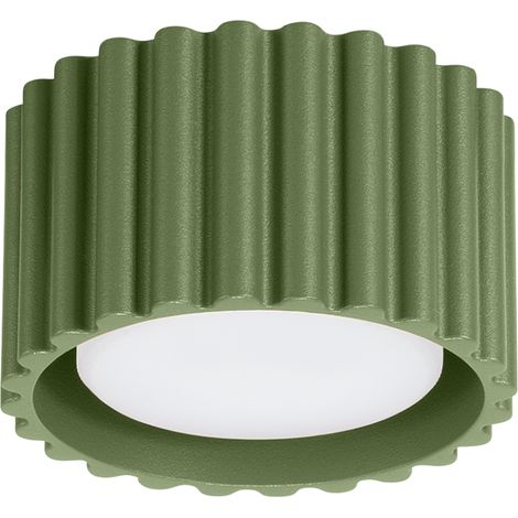 Deckenleuchte AURA 1 GX53 Olivgrün Alu Sollux SL.1797