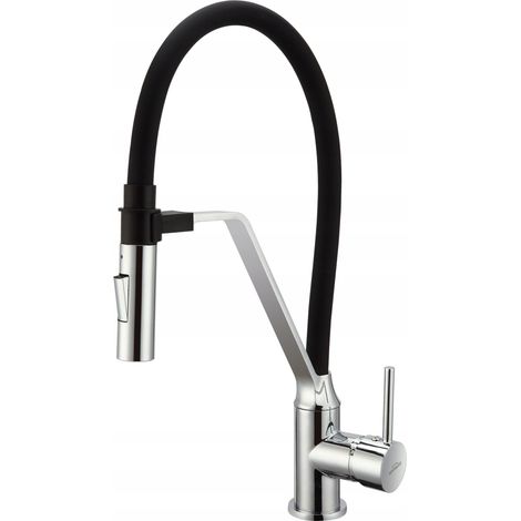 Invena Terra Küchenarmatur Schwarz Modernes Design