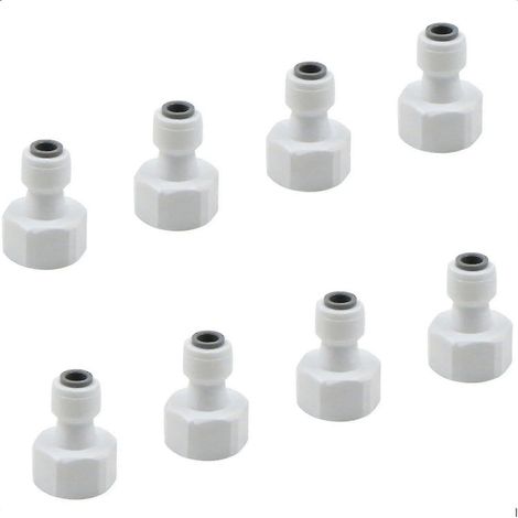 8-teiliger Wasserfilteradapter mit Schlauchanschluss (1/2"-Gewindeanschluss)