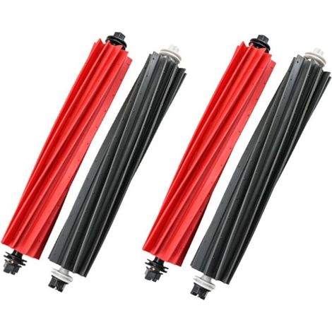 Lot de 4 accessoires pour robot aspirateur Roborock S8/S8+/S8Pro Ultra/Q8 Max/Q8 Max+/Q5 Pro, brosse principale à double rouleau (1/4)