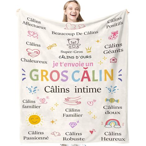Cadeau Meilleure Amie, Cadeau pour Une Amie, Couvertures et Plaids pour Femme, Idee Anniversaire Cadeau Femme Meilleure Amie Cadeau Couverture 150X130cm (1/5)