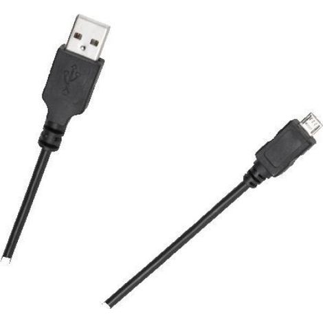Câble Usb - Micro Usb - 0,2 M - Pour Transfert Données Et Chargement - 1 Pièce (1/2)