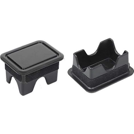 2 piezas de cubierta protectora negra para la caja trasera del maletero, compatible con Dodge Ram 1500 2018 2019 2020 2021. Accesorios para automóvil. (1/5)
