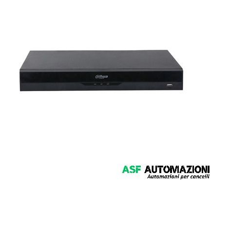 Dahua NVR5232-EI2 NVR IP 32 Canali WizSense AI 2 HDD 8K HDMI AcuPick Riconoscimento Facciale