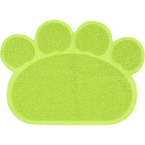 Tapis de litière imperméable pour chat - Tapis en PVC pour bac à litière d'intérieur - Fond antidérapant - Tapis pour litière - Tapis pour gamelle - Petit tapis pour chat - Tapis lavable - Tapis repas (1/5)