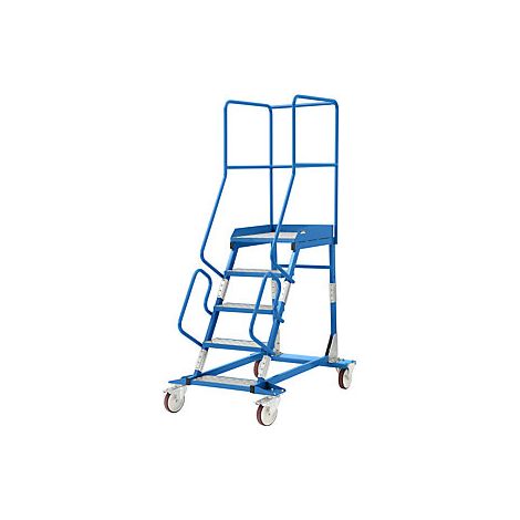 Escalera rodante con tarima piezas insertadas en los peldaños (1/5)
