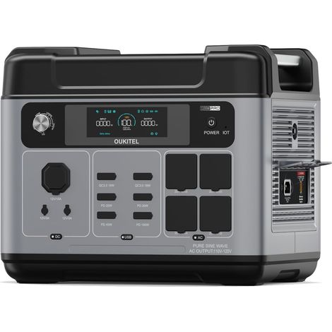 Centrale Électrique Portable - OUKITEL - P2001 Plus - 2400W - Batterie LiFePO4 2048Wh