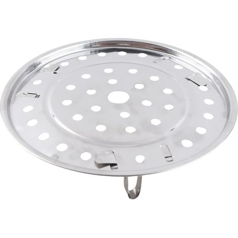 Supporto per vaporiera con piedino rimovibile, supporto per vassoio di cottura a vapore in acciaio inox, utensile da cucina per il pane, 18 cm. (1/5)