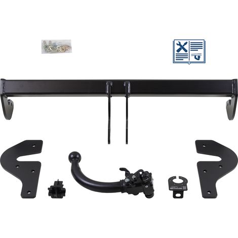 Attelage rotule démontable AUTO-HAK + faisceau Trail-Tec universel 13 broches - HYUNDAI SONATA V (1/2)