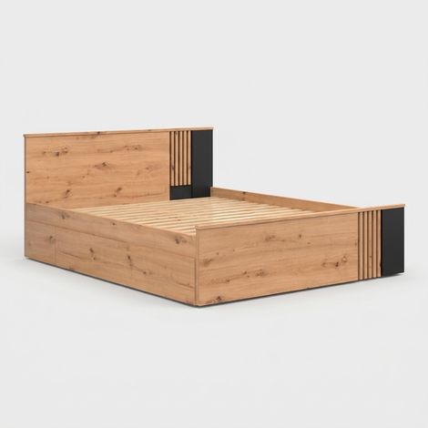 Letto matrimoniale 160x200 in legno Vabres (1/5)