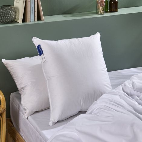 Oreiller Duvet de Canard enveloppe percale de coton - 50x70cm (1/4)