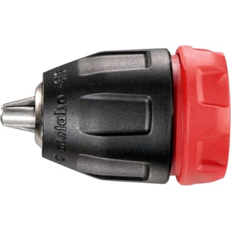 Metabo Mandril Quick Negro y rojo 1,0 a 10 mm
