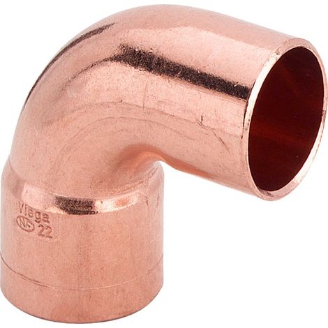 Viega Gomito a 90 gradi, d 8mm rame Modello 95092, 113773