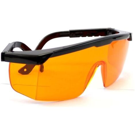 ALLIANDISLunettes De Protection Uv, Lunettes De Protection Contre La Lumière Bleue Photopolymérisable Dentaire 190-490 Nm Lumière Bleue Médicale Fluorescente Uv Lampe Lunettes De Protection (1/4)