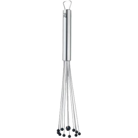 1 Fouet Flexible 27 Cm, Inox Cromargan 18/10, Boules Silicone, Résistant Chaleur 200°C, Ustensiles Antiadhésifs (1/2)
