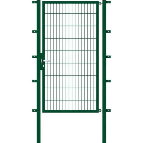 ALBERTS Einzeltor Flexo, fvz.grün Kst.b.RAL 6005, lichte BxH1000x1800, PF60x60/2300mm (1/3)