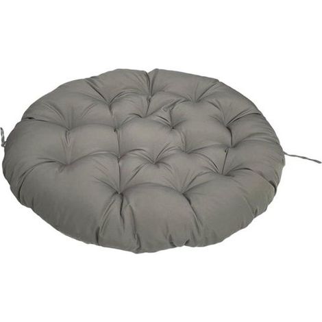 Coussin Rond Imperméable Épaisseur 8 cm pour Chaise Papasan, Chaise Suspendue, Fauteuil Œuf et Balançoire, Housse Amovible (1/5)
