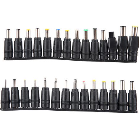 28 Pièces Connecteur d'Alimentation Universel 5.5mm pour PC Portable et Chargeur Multifonction (1/5)