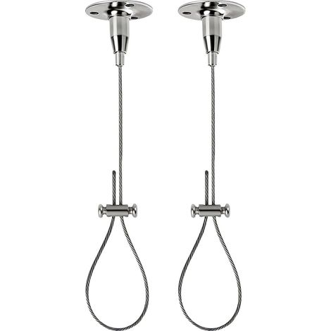 Lot de 2 supports de tringle à rideau de plafond, support de tuyau d'armoire, support de tringle de placard robuste, support de plafond en métal pour tringle de rideau de douche en forme de L (1/5)