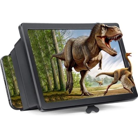 Lente Ingrandimento Smartphone 8'' Per Ingrandimento Schermo Cellulare Supporto Pieghevole (1/5)
