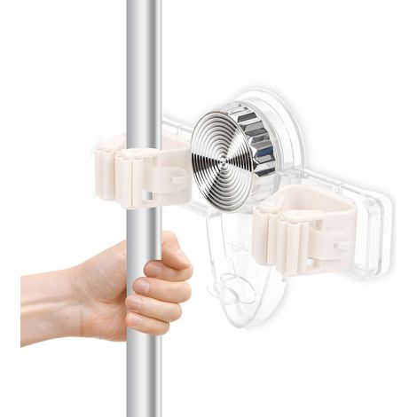 Gartengerätehalter, kein Bohren erforderlich, wandmontierter Gartengerätehalter, Besenhalter für Küche, Haushalt, Badezimmer (1/5)