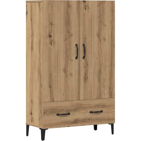 Maison Exclusive - Credenza Rovere Artigianale 70x31x115 cm in Legno Multistrato