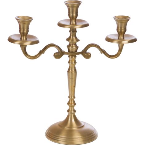 Amadeus - Chandelier en métal doré 3 branches H30 cm (1/2)