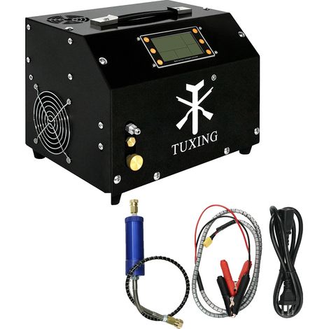 Compresseur d'air PCP, haute pression, 4500 psi, pompe portable à arrêt automatique pour carabines à air, paintball, bouteilles de plongée et pneus de voiture, TXET063, 220V (1/2)