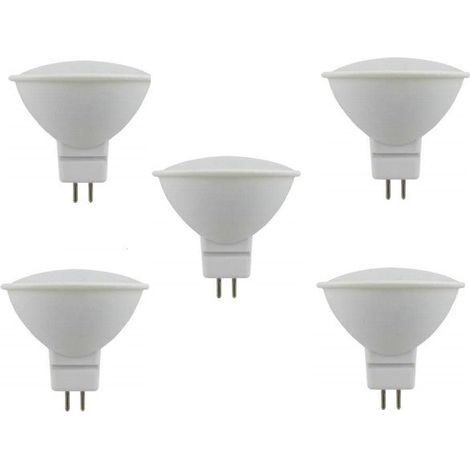 Pack 5 Bombillas Dicroicas Led Eco MR16 6W 3000k, 4000k, 6500k