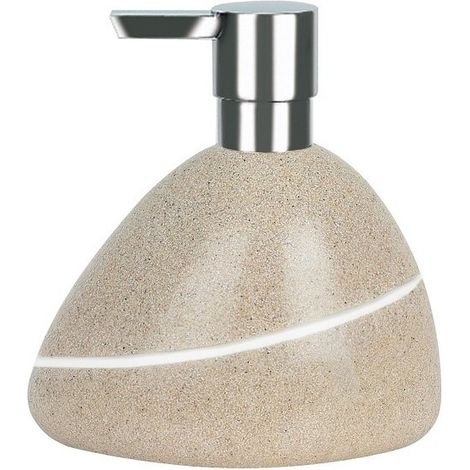Dispensador de jabón ETNA de poliresina Beige Arena Spirella (1/2)