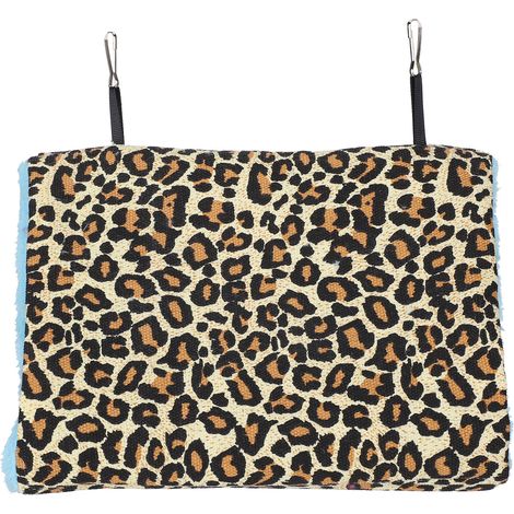 Hamac doux pour oiseaux, lit chaud pour animaux de compagnie, nids suspendus, tente, cabane, coussin pour l'hiver, imprimé Animal (1/5)