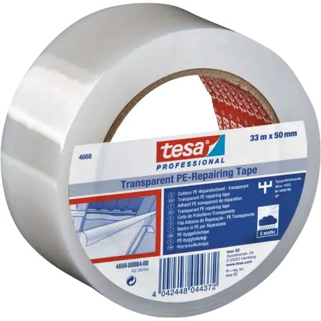 ADHESIF DE REPARATION 4668 TRANSPARENT - TESA - 04668-00004-02 (1/2)