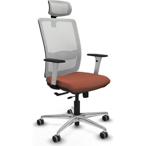 piqueras-y-crespo Bürostuhl Weiß Braun