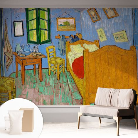 Papier peint intissé mural avec imprimé pour décoration pour salon pour chambre à coucher pour entrée Décoration chaleureuse 312x219 cm (1/5)