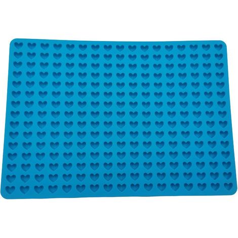 Moule à gâteau en silicone antiadhésif en forme de cœur, tapis de cuisson multi-usages pour friandises pour chien, moule à chocolat non collant (1/5)