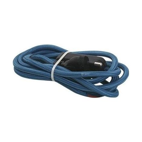 Spina cavo 1,5 m (2x0,75 mm) + interruttore Blu GSC 001102963