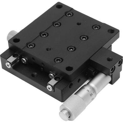 Plateforme de table coulissante à axe linéaire manuel X de haute précision pour le positionnement d'inspection (1/5)