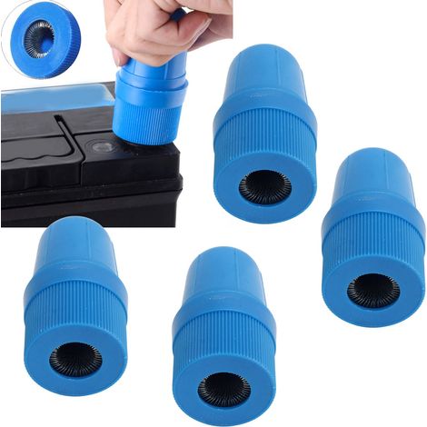 Autoreparaturwerkzeug, Autoreinigungswerkzeug, 2 in 1, geeignet zur Reinigung der Autobatteriepole an den Seiten und oben, inklusive Bürsten für Schmutz und Korrosion (verkauft im 4er-Pack). (1/5)