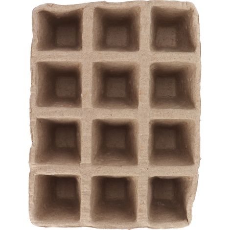 Plateaux de germination 24 pièces avec 12 alvéoles pour semis et culture à domicile (1/5)