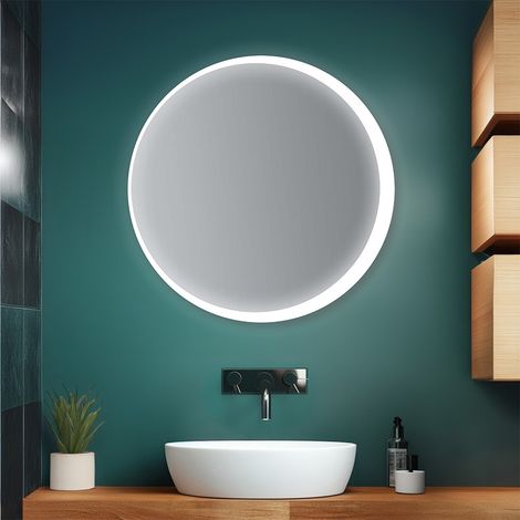 Specchio bagno 70 cm con retroilluminazione LED bianco naturale (1/5)