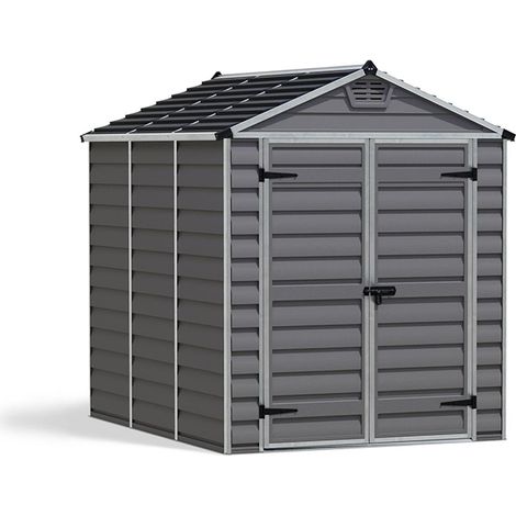 Skylight Shed 6 x 8 Tan - Polycarbonate - L229 x W185.4 x H217 cm
